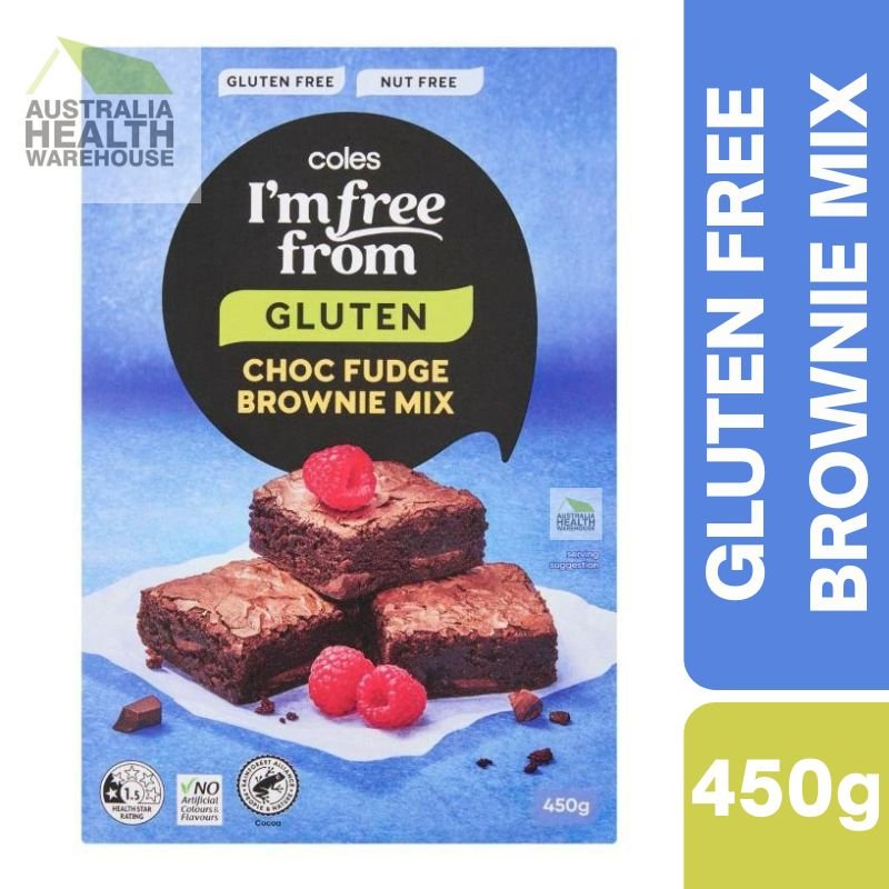[Expiry: 21/10/2026] Coles I'm free from Gluten Choc Fudge Brownie Mix 450g