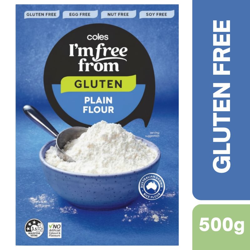 [Expiry Date: 28/04/2027] Coles I'm Free From Gluten Plain Flour 500g