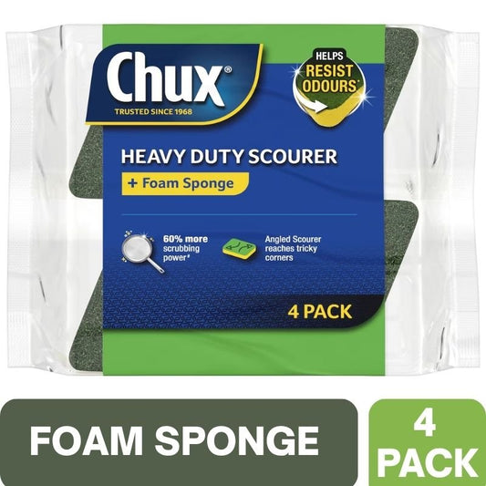 Chux Heavy Duty Scourer Scrubs 4 Pack