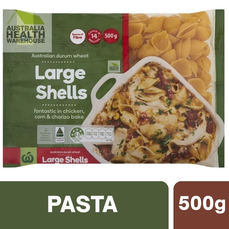 Woolworths Large Pasta Shells 500g