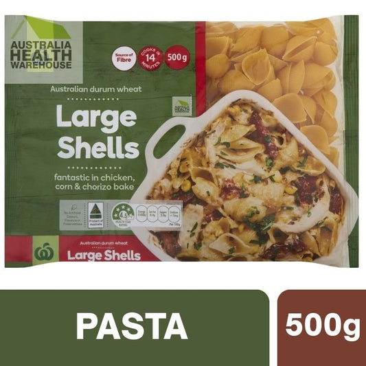 Woolworths Large Pasta Shells 500g
