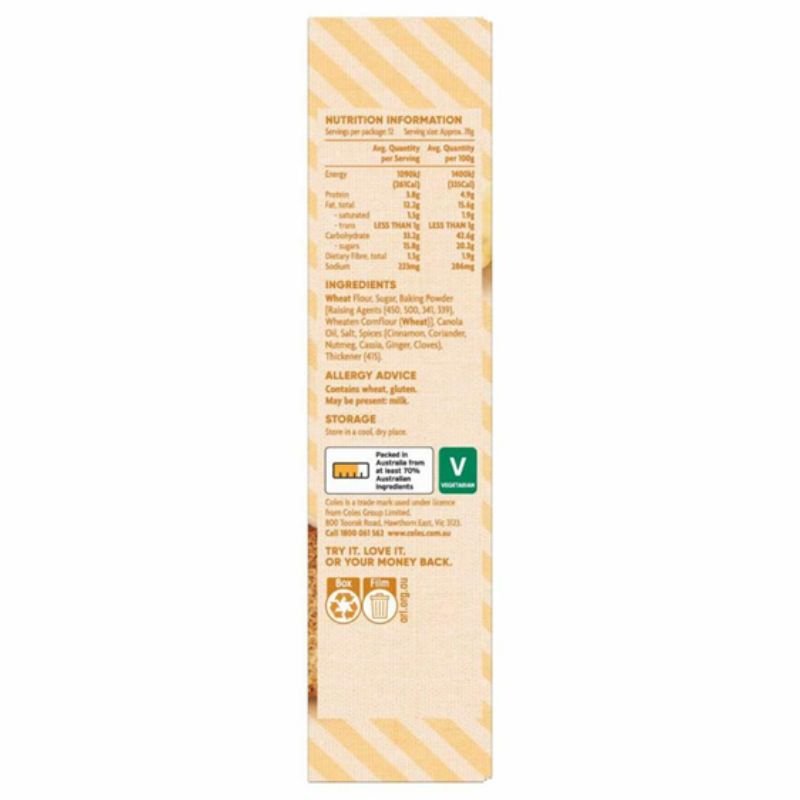 [Expiry: 18/11/2026] Coles Bake & Create Banana Bread Mix 450g