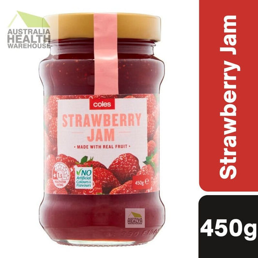 Coles Strawberry Jam 450g