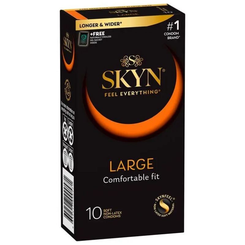 [Expiry Date: 30/09/2028] SKYN Large Condoms 10 Pack