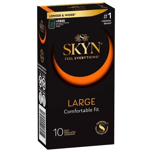[Expiry: 07/2028] SKYN Large Condoms 10 Pack
