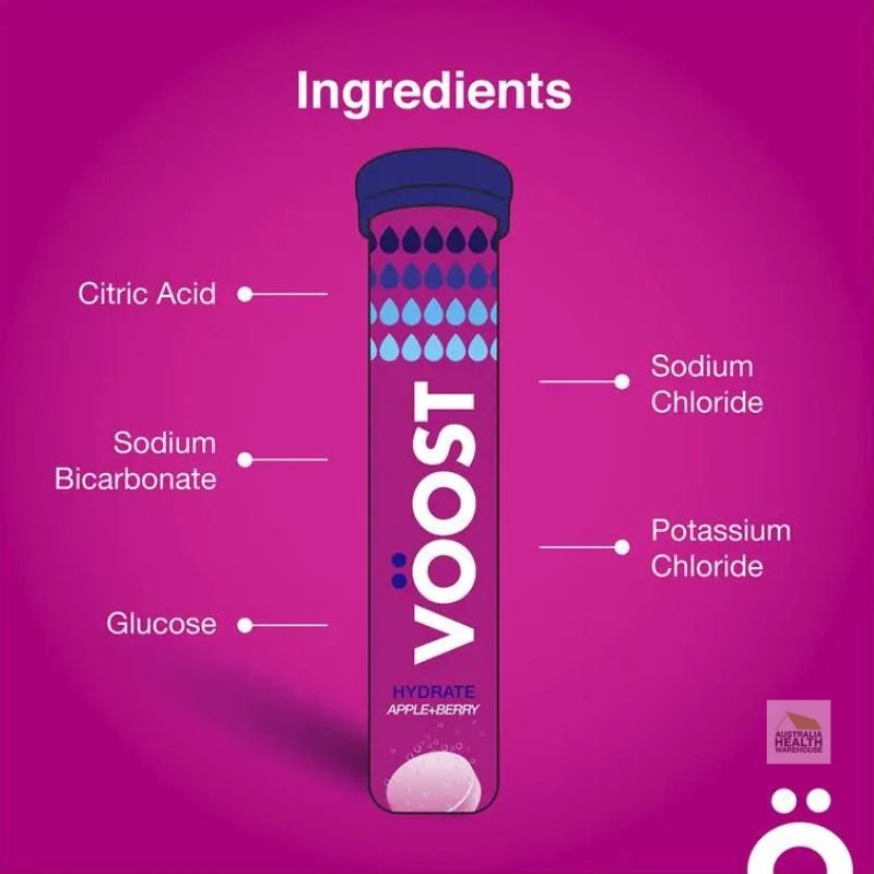 [Expiry: 01/2028] Voost Hydrate Variety Pack + Electrolyte 120 Effervescent Tablets