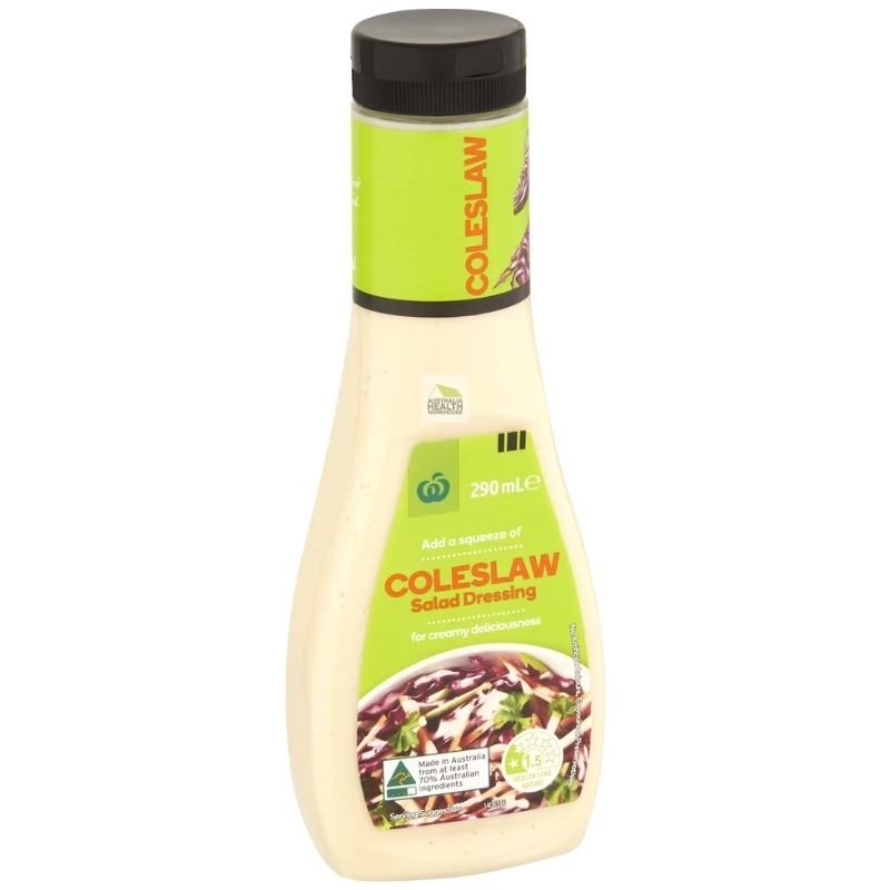 [CLEARANCE Expiry: 16/06/2026] Woolworths Coleslaw Dressing 290mL