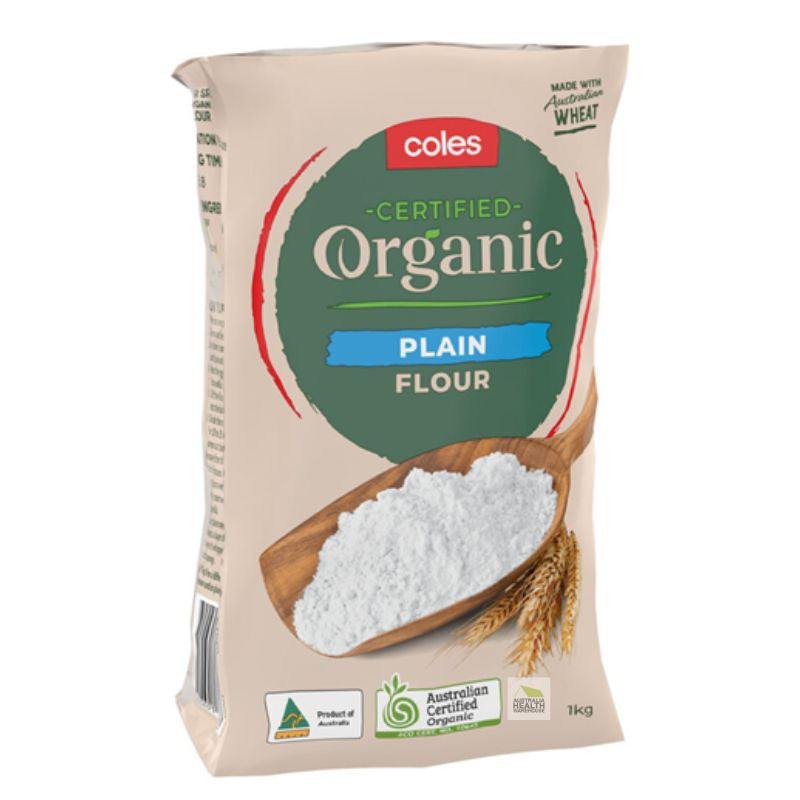 Coles Organic Plain Flour 1kg