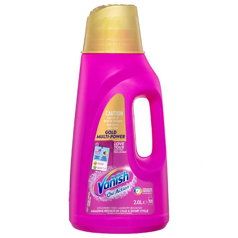 [Expiry Date: 01/2028] Vanish Gold Oxi Action Stain Remover Laundry Gel 2 Litre
