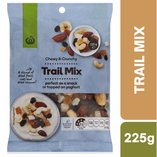 [Expiry Date: 23/01/2027] Woolworths Trail Mix 225g