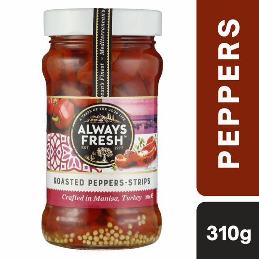 [Expiry Date: 28/02/2028] Always Fresh Roasted Peppers Strips 310g