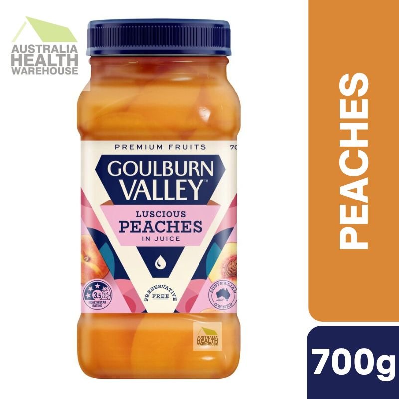 [CLEARANCE Expiry: 30/04/2026] Goulburn Valley Peaches Slices In Natural Juice 700g