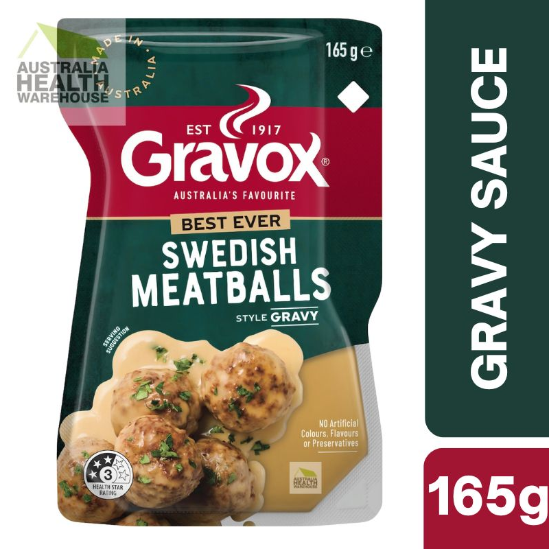 [Expiry: 14/05/2027] Gravox Best Ever Swedish Meatballs Style Gravy 165g