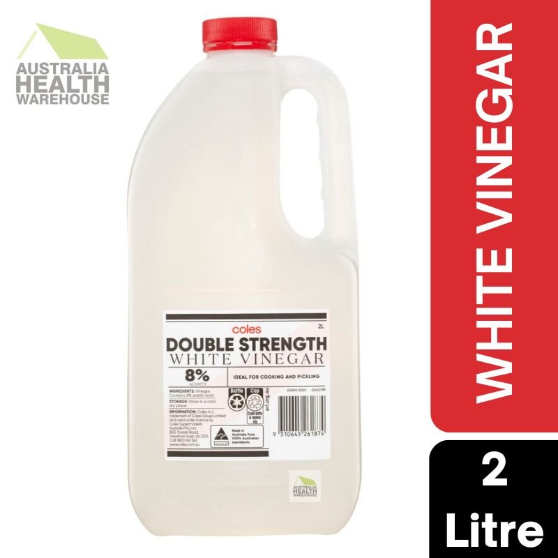 Coles Double Strength White Vinegar 2 Litre