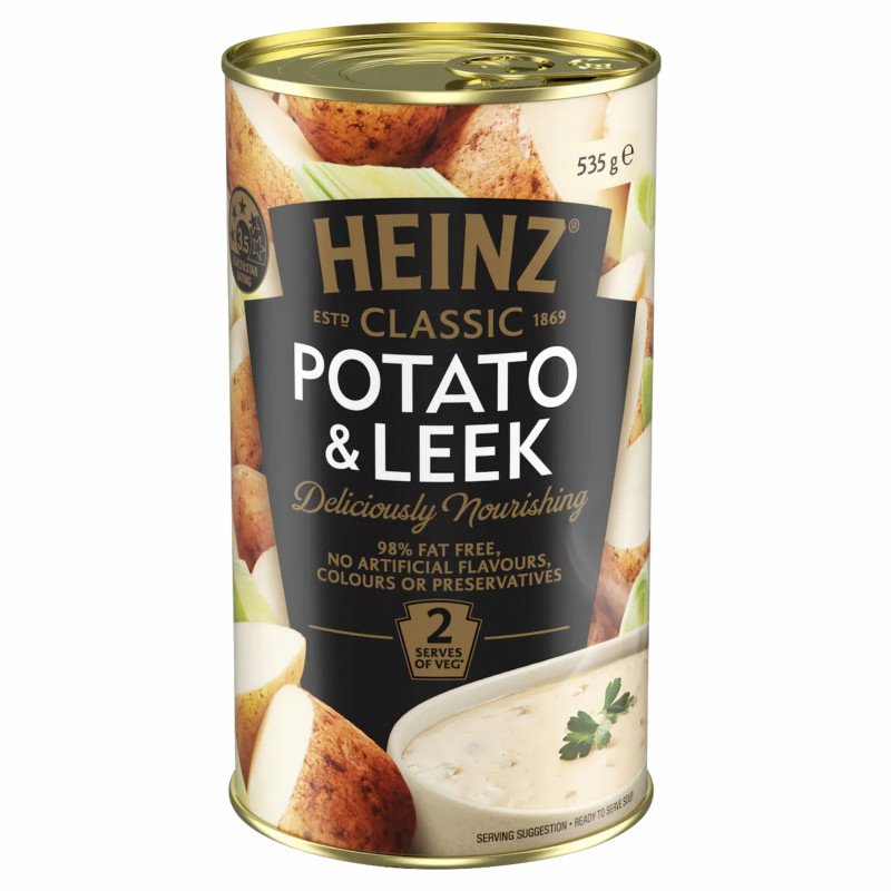 [Expiry Date: 31/07/2028] Heinz Classic Potato & Leek Soup 535g