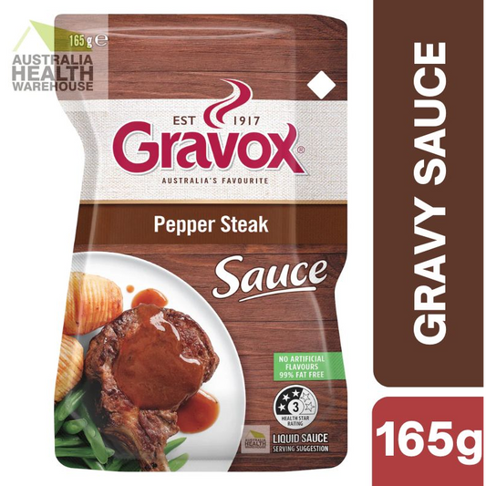 [Expiry Date: 23/07/2027] Gravox Pepper Steak Sauce Liquid Pouch 165g