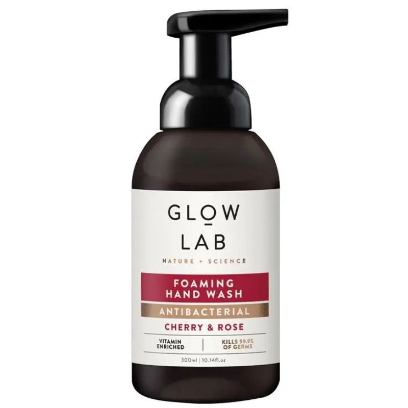 Glow Lab Antibacterial Foaming Cherry & Rose Hand Wash 300mL