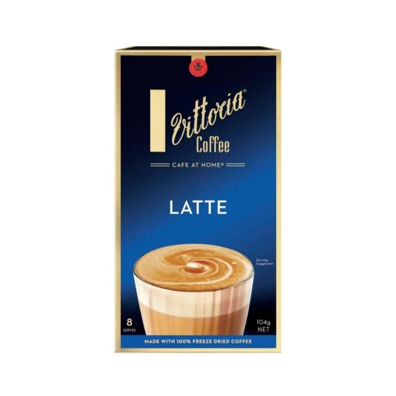 [Expiry: 10/09/2027] Vittoria Latte Coffee Sachets 8 Pack