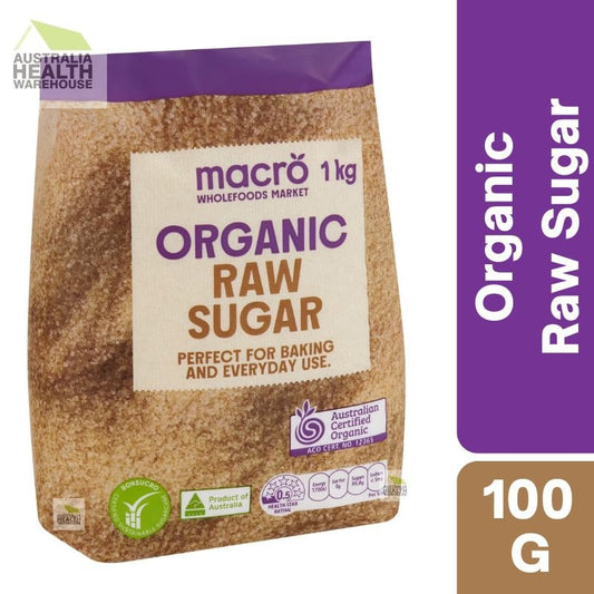 [Expiry: 07/2027] Woolworths Macro Organic Raw Sugar 1kg