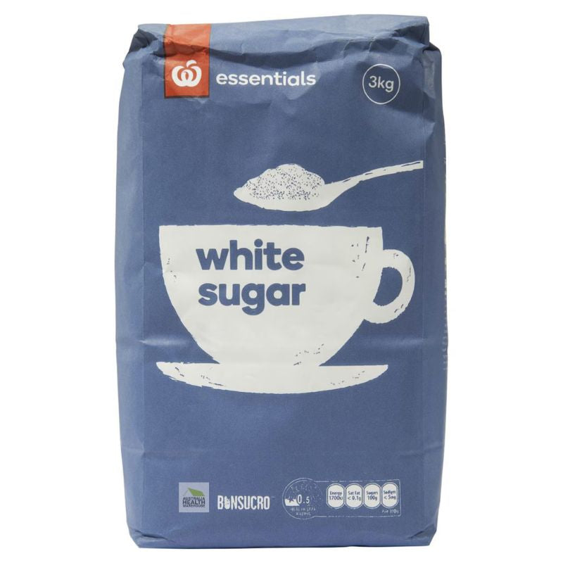 Woolworths Essentials White Sugar 3kg