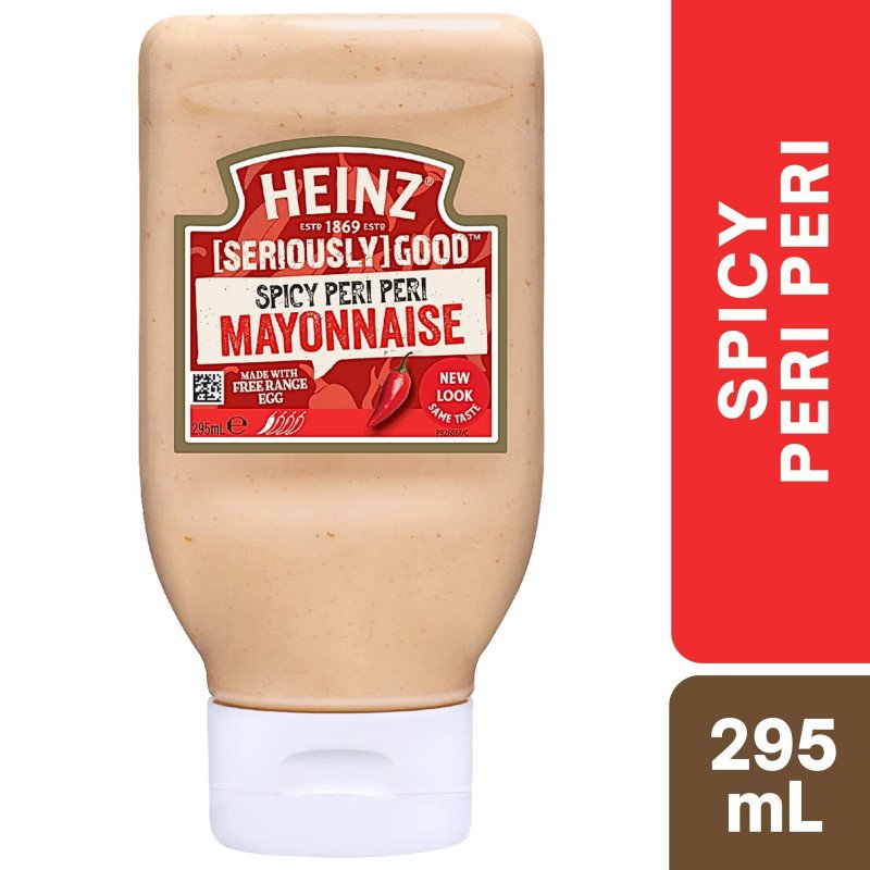 [CLEARANCE Expiry: 04/09/2026] Heinz Seriously Good Spicy Peri Peri Mayonnaise 295mL