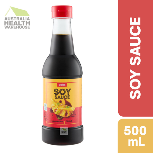 [Expiry: 30/12/2026] Coles Soy Sauce 500mL