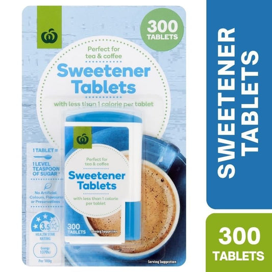 [Expiry: 06/2028] Woolworths Sweetener Tablets 300 Pack