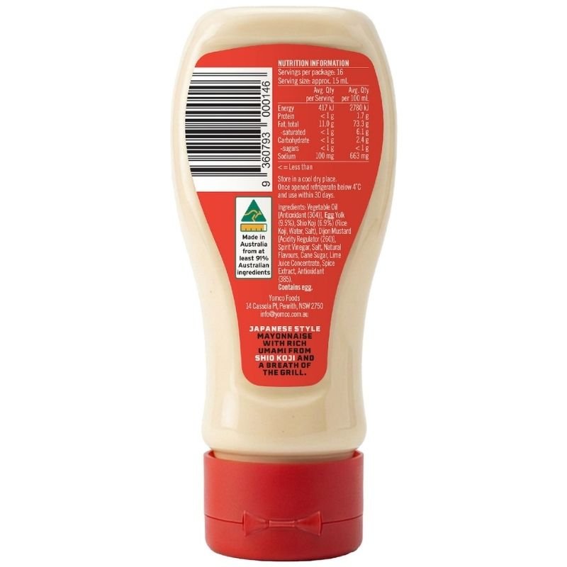 [CLEARANCE Expiry Date: 17/11/2026] Yomco Katsu Sando Japanese Style Mayonnaise 250mL
