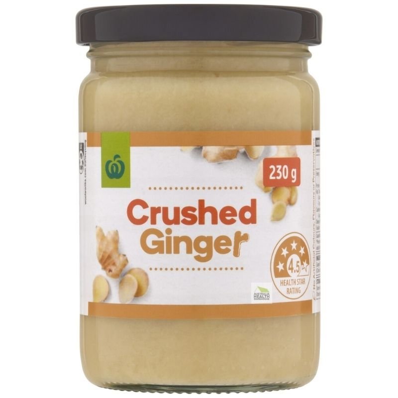 [Expiry Date: 16/04/2027] Woolworths Crushed Ginger 230g |Oz Mart