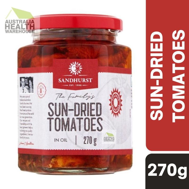 [Expiry: 13/05/2027] Sandhurst Sun-Dried Tomatoes 270g