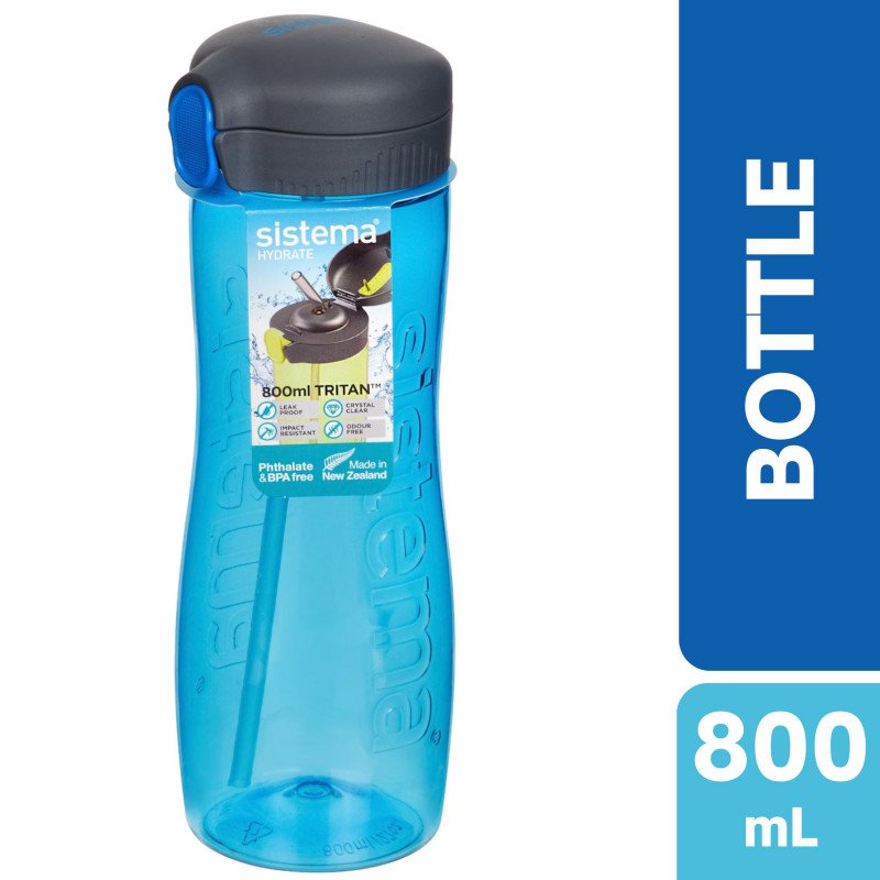 Sistema Hydrate Tritan Quick Flip Bottle 800mL (Blue)