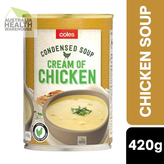 Coles Condensed Soup Cream of Chicken 420g