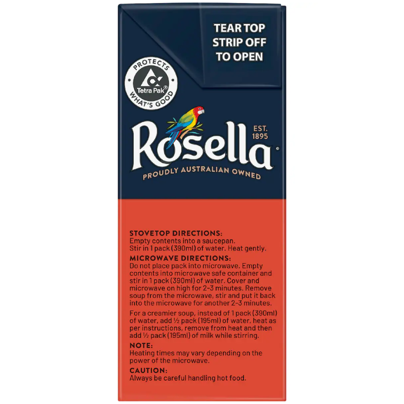 [Expiry Date: 23/01/2028] Rosella Condensed Tomato Soup 390g