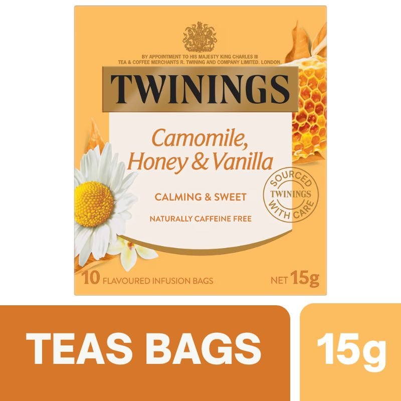 [Expiry: 02/08/2028] Twinings Camomile Honey And Vanilla Infusions Tea Bags 10 pack