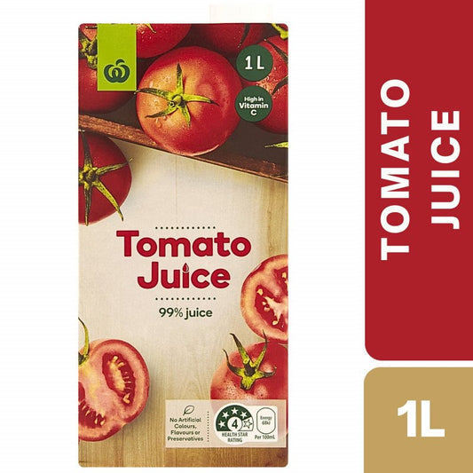 [Expiry Date: 09/11/2026] Woolworths Tomato Juice 1 Litre