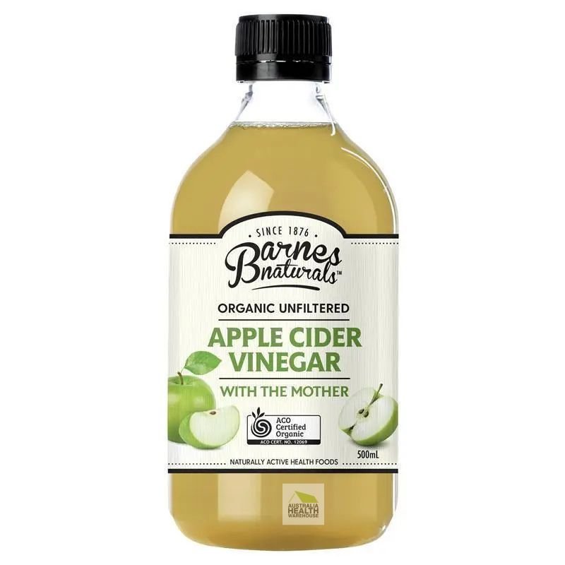 [Expiry: 06/05/2027] Barnes Naturals Organic Apple Cider Vinegar with The Mother 500mL