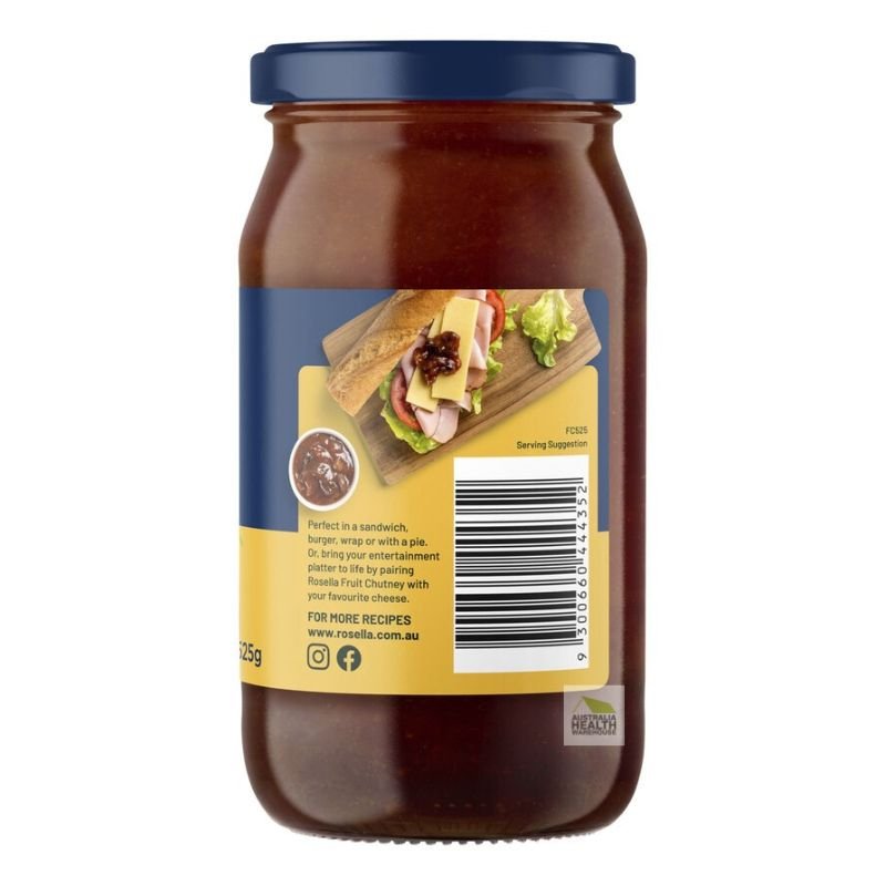 [Expiry Date: 16/07/2027] Rosella Fruit Chutney 525g