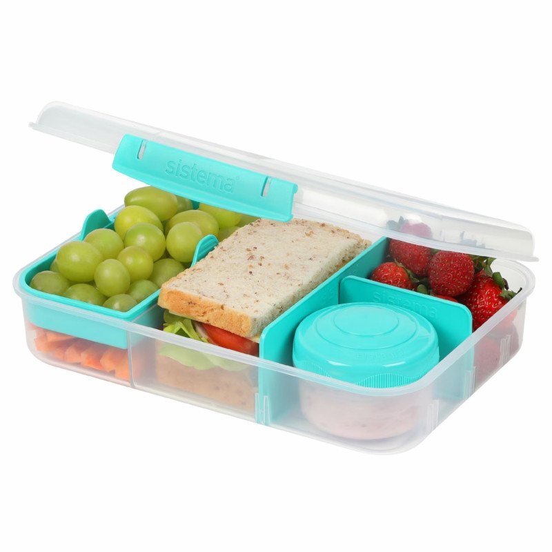 Sistema To Go Bento Create Lunch Box Container 1.48L (Green)