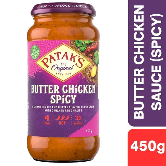 [Expiry: 04/2027] Patak's Butter Chicken Spicy 450g