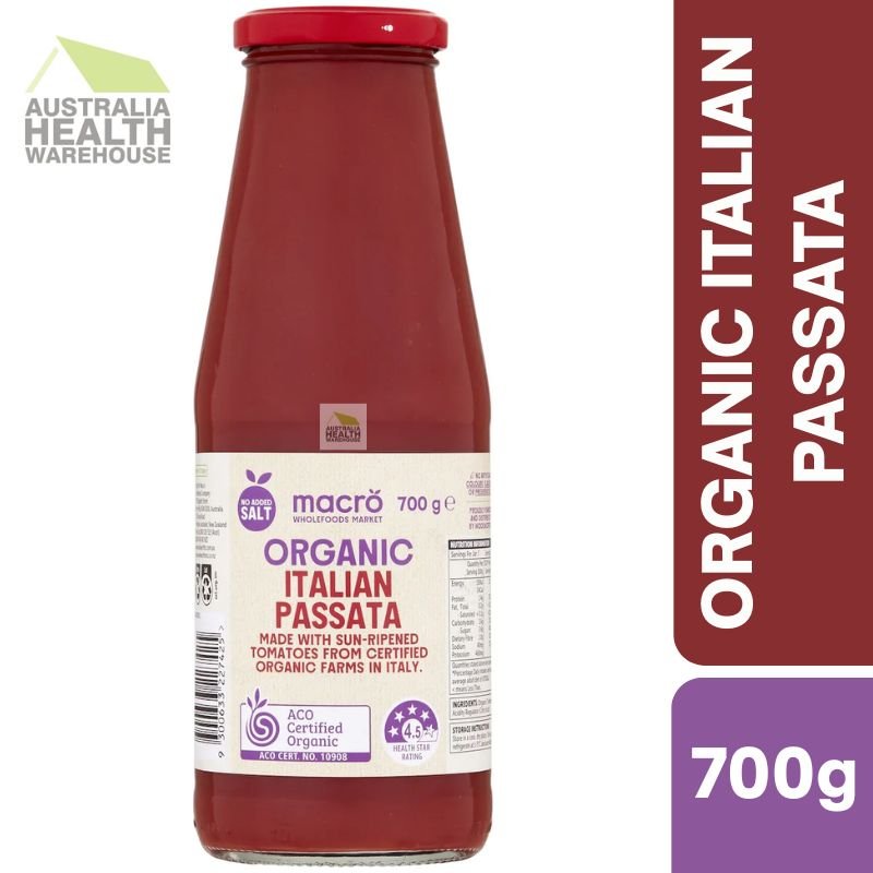 [Expiry: 31/08/2027] Woolworths Macro Organic Passata 700g
