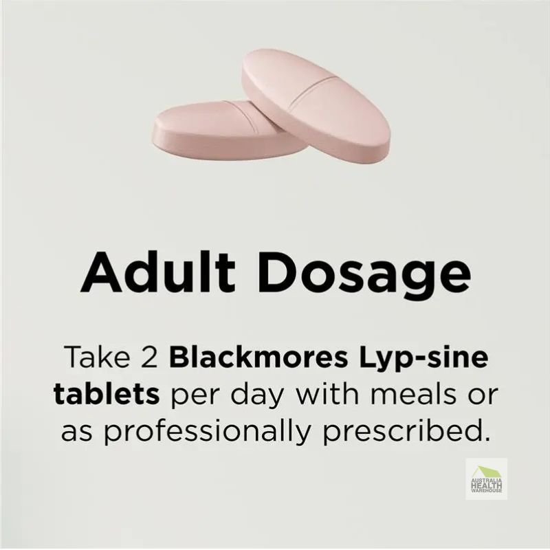 [Expiry: 01/2029] Blackmores Lyp-sine 100 Tablets