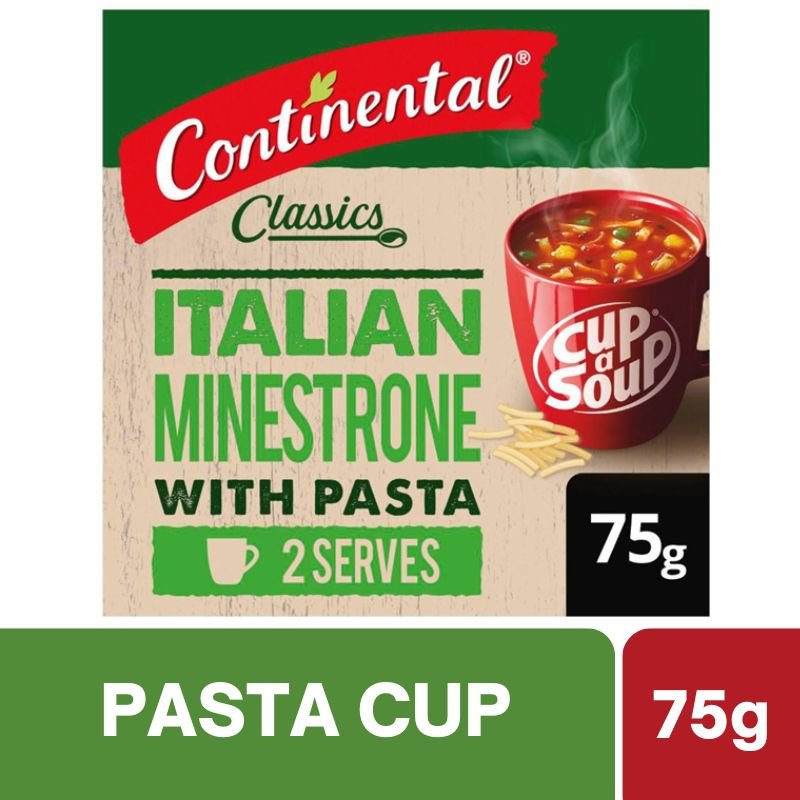 [Expiry: 19/02/2028] Continental Cup A Soup Italian Minestrone Serves 2 75g