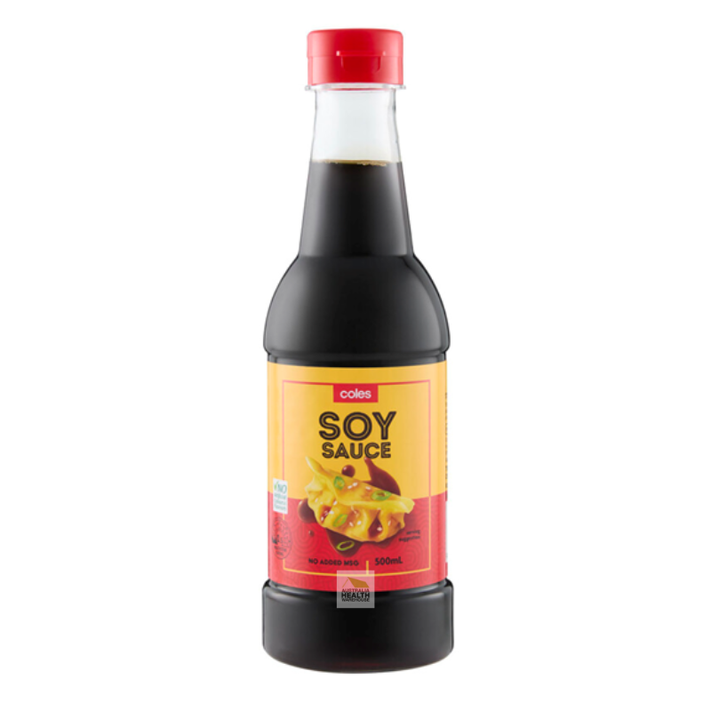 [Expiry: 30/12/2026] Coles Soy Sauce 500mL