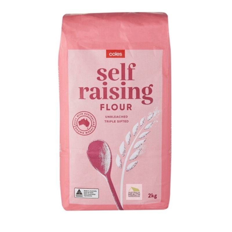 [Expiry Date: 30/10/2026] Coles White Self Raising Flour 2kg