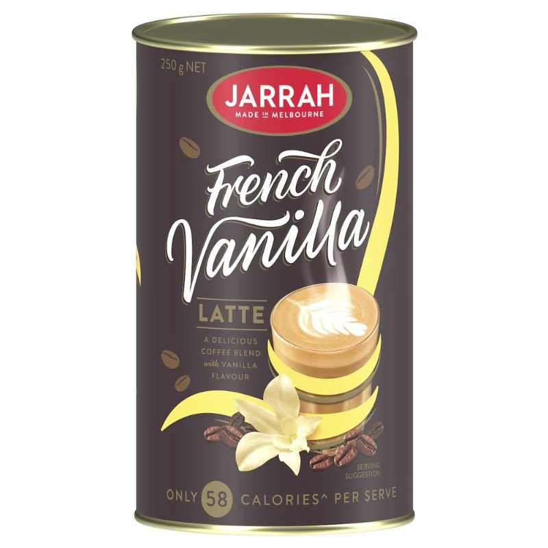 [Expiry Date: 01/11/2027] Jarrah French Vanilla Latte Instant Coffee 250g