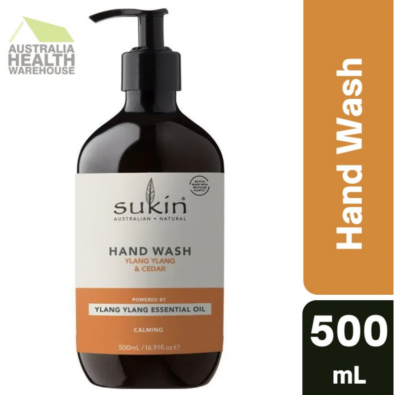 Sukin Cleansing Hand Wash Ylang Ylang & Cedar 500mL