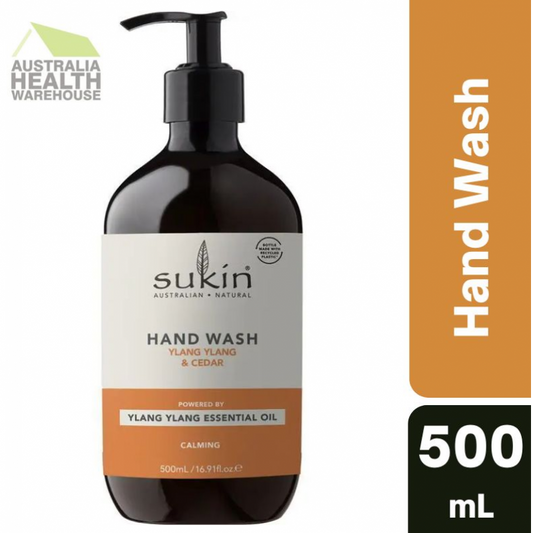 Sukin Cleansing Hand Wash Ylang Ylang & Cedar 500mL