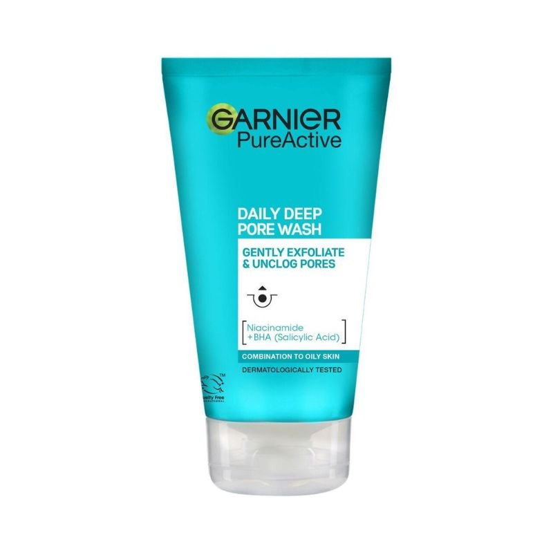 Garnier Pure Active Daily Pore Scrub Wash 150mL
