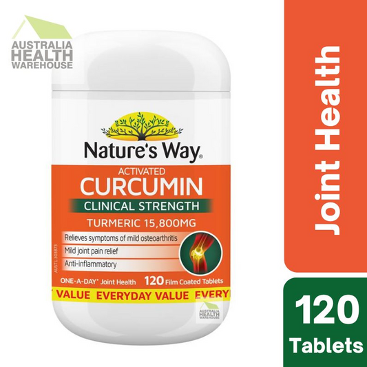 [Expiry: 03/2027] Nature's Way Curcumin Turmeric Concentrate One-A-Day 120 Tablets