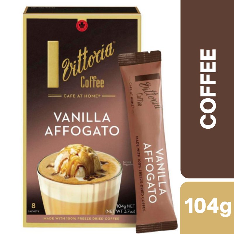 [Expiry Date: 03/11/2027] Vittoria Vanilla Affogato Coffee Sachets 8 Pack